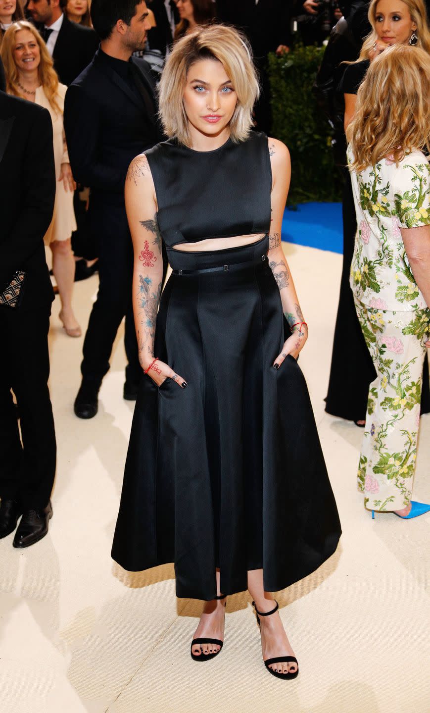 Paris Jackson wore Calvin Klein at the 2017 Met Gala