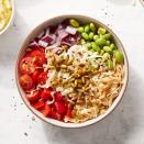 <p>A light and creamy green-salsa dressing highlights this easy pasta salad with Southwestern flavors.</p>