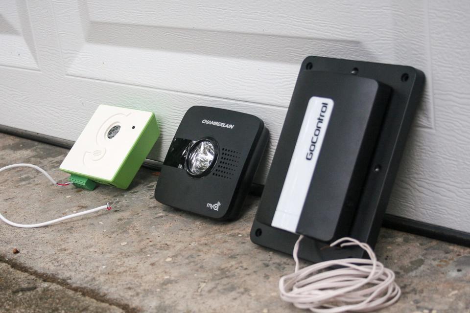 Smart garage-door controller