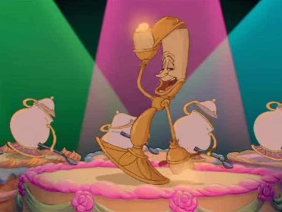 Lumiere Be Our Guest Beauty and the Beast Disney