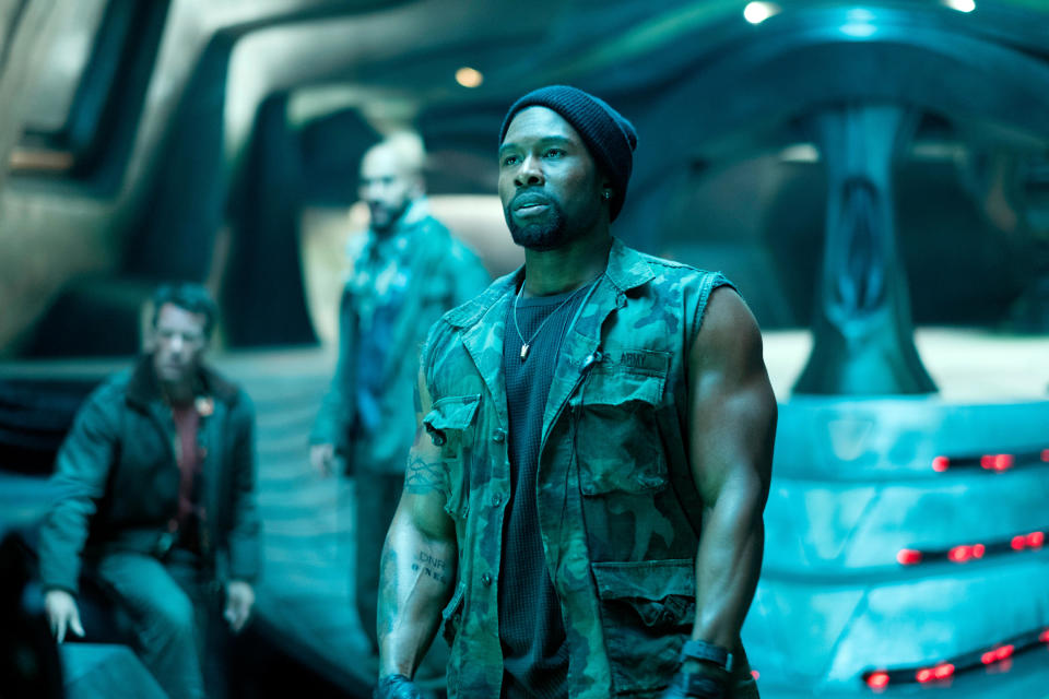 Trevante Rhodes in "The Predator"