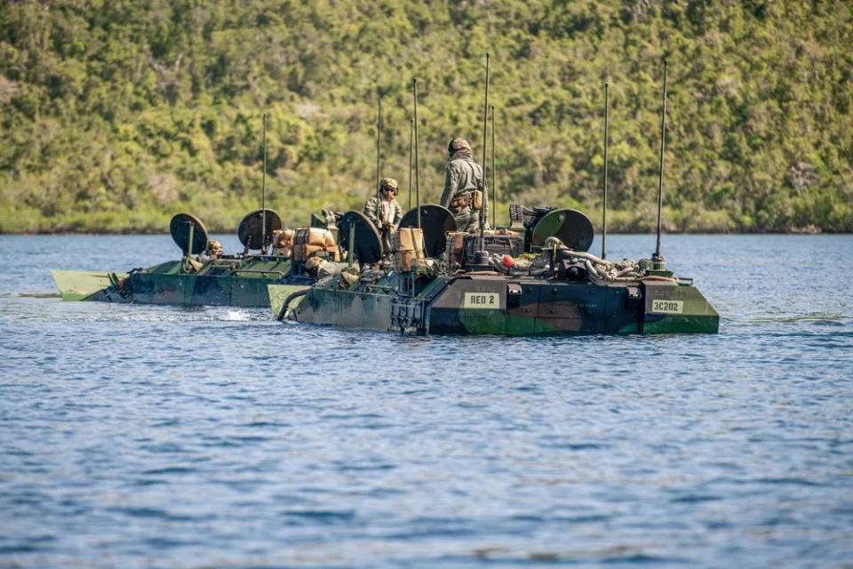 <em>The Marines also conducted an ACV towing exercise during Balikatan 2024 (U.S. Marine Corps)</em>