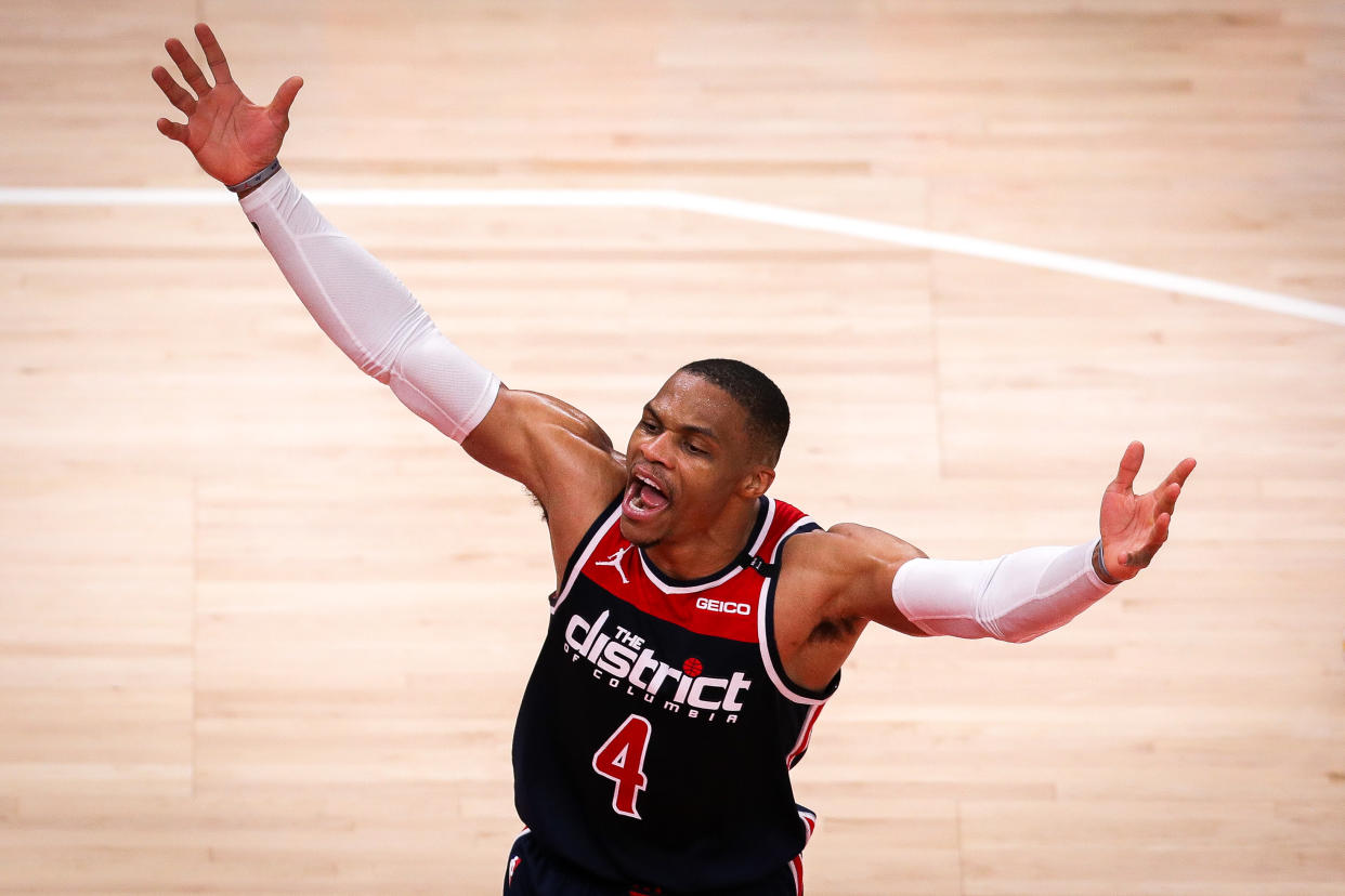 Russell Westbrook is the NBA's new Mr. Triple-Double. (Casey Sykes/Getty Images)