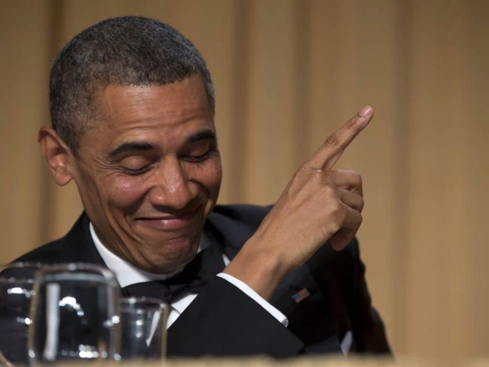 President Barack Obama at the 2013 White House Correspondents&#39; Dinner (AP)