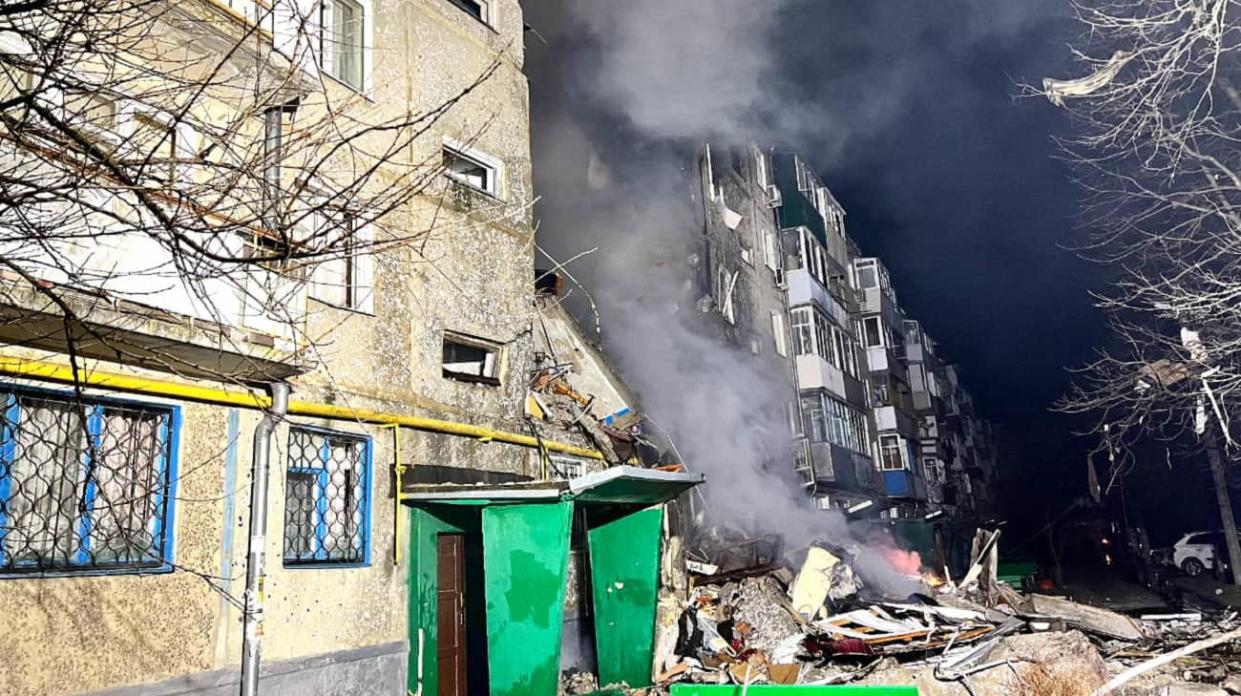 A house in Sumy hit by a Russian drone, Photo: Sumy Oblast Military Administration