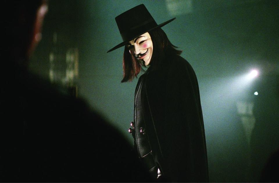 <p>The mask that V wears in <em>V for Vendetta </em>was a Halloween smash in 2006.</p>