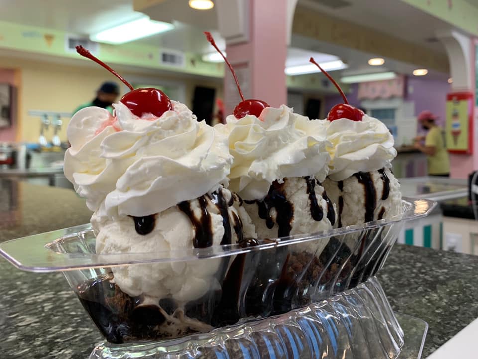 A sundae is shown at Springer's Homemade Ice Cream in Stone Harbor.