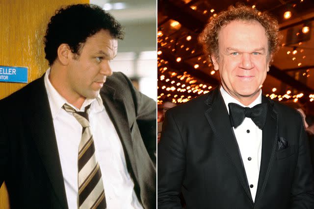 <p>Moviestore/Shutterstock; Anthony Ghnassia/Getty Images for Kering</p> John C. Reilly in Never Been Kissed and now