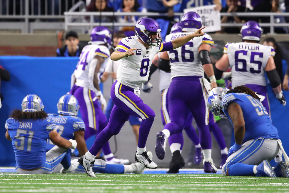 Kirk Cousins was named NFC player of the month for October. (Getty Images)