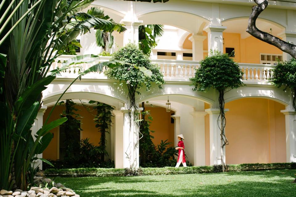 Anantara Resort is a French colonial-style building with Vietnamese touches (Anantara Resort)