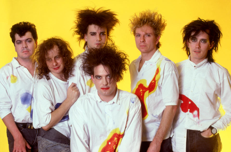 The Cure in 1987. (Ross Marino/Getty Images)