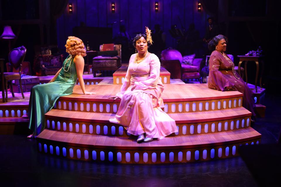 From left, Clare Kennedy, Devereaux and Cynthia F. Carterin ASF's production of "Blues in the Night."