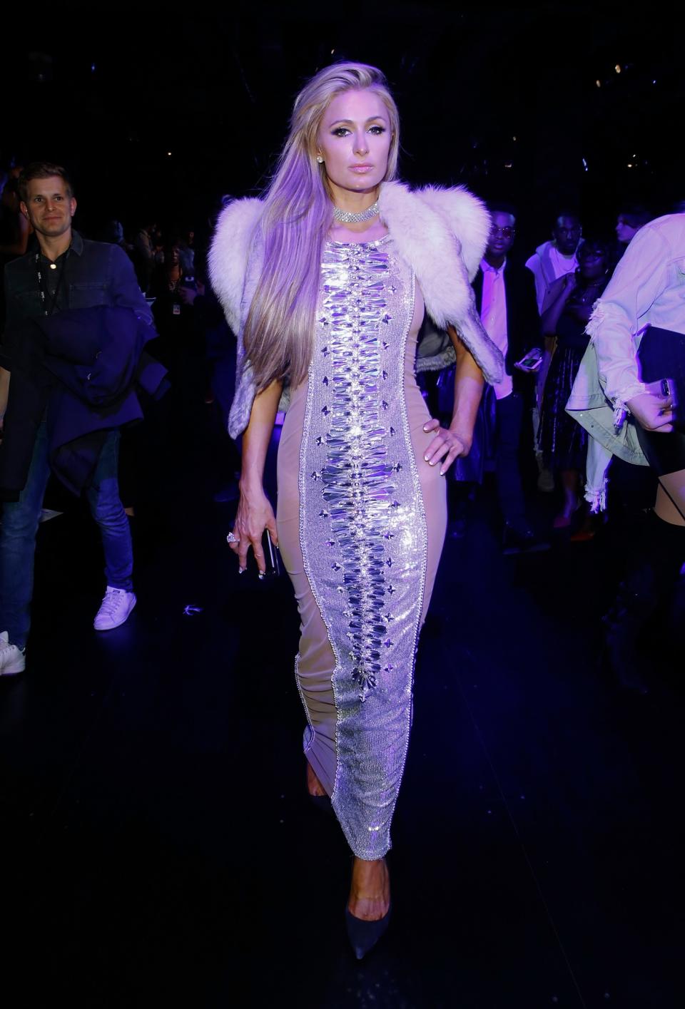 <p>La antigua estrella de los reality shows asistió al desfile de la casa de modas The Blonds/Getty Images </p>