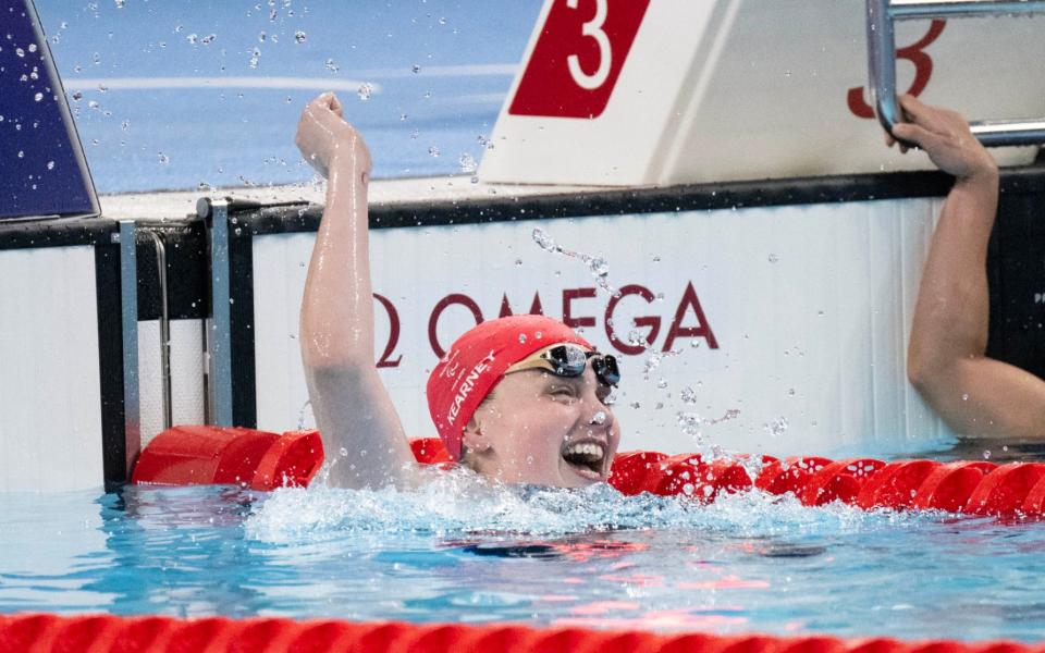 Tully Kearney won gold in the women's s5 100m freestyle