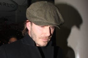 David Beckham Sighting - Manchester