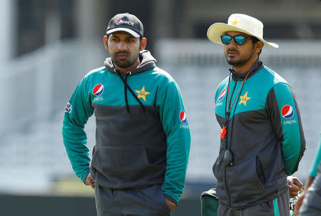 Cricket - Pakistan Nets - Lord's Cricket Ground, London, Britain - May 22, 2018 Pakistan's Sarfraz Ahmed during nets Action Images via Reuters/John Sibley