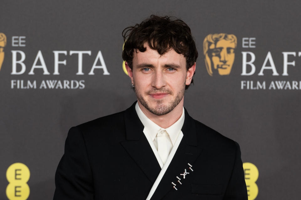 Paul Mescal attends the EE BAFTA Film Awards ceremony in 2024