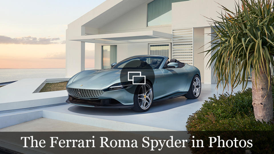 The Ferrari Roma Spyder in Photos