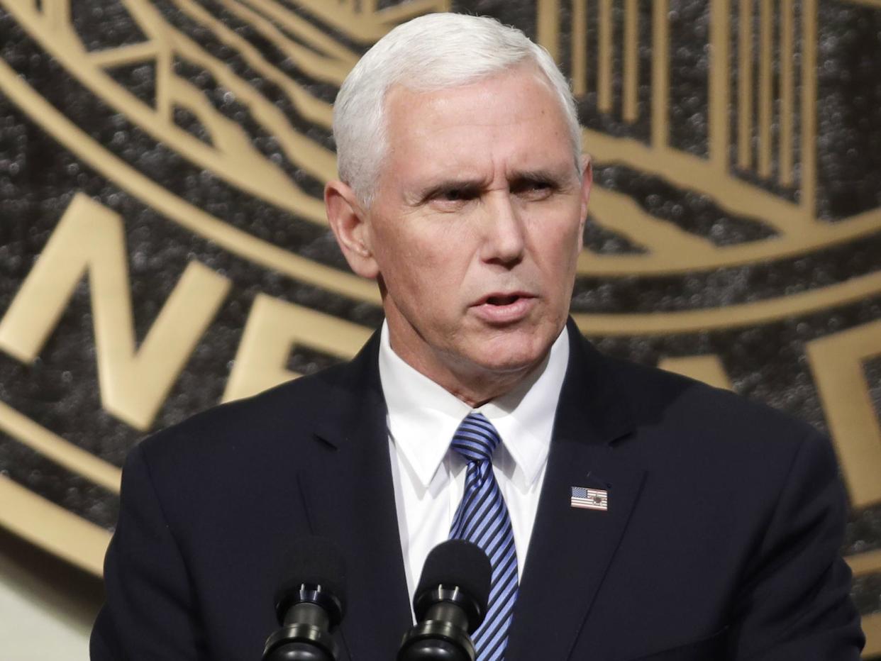 Vice President Mike Pence: AP