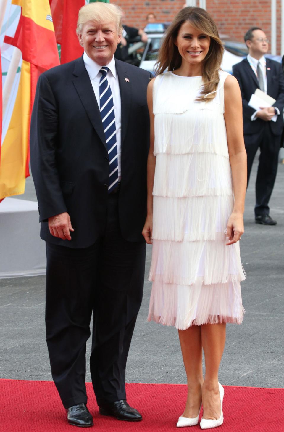 Melania channels 20's style for G20 Summit