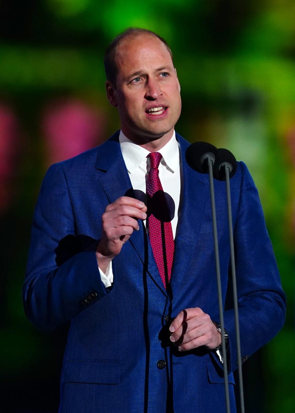 The Duke of Cambridge during the Platinum Party at the Palace staged in front of Buckingham Palace, London on day three of the Platinum Jubilee celebrations for Queen Elizabeth II. Picture date: Saturday June 4, 2022. (Photo by Victoria Jones/PA Images via Getty Images)