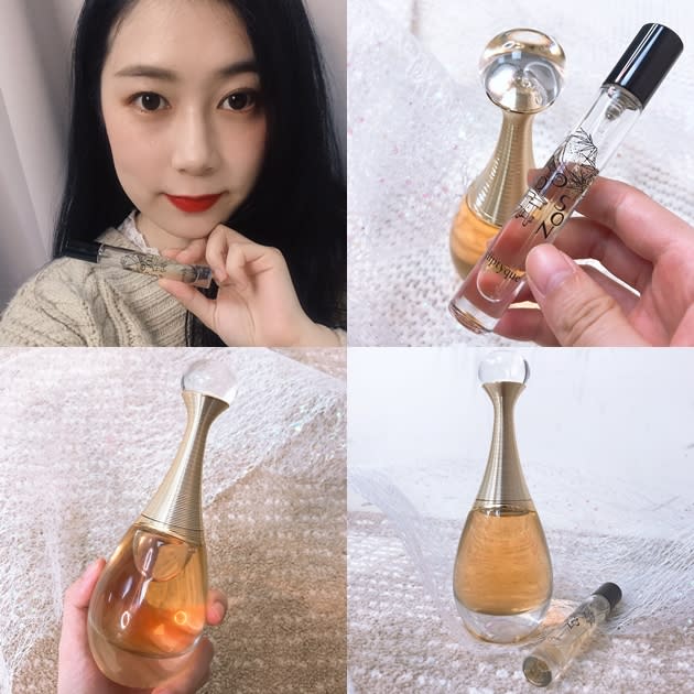 迪奧的J’adore精萃香氛，，隨著時間與體溫的變化會更加溫潤清新，營造出優雅但又不會過於成熟的氣質；diptyque的杜桑，清新、毫無侵略性的花香聞起來非常舒服！