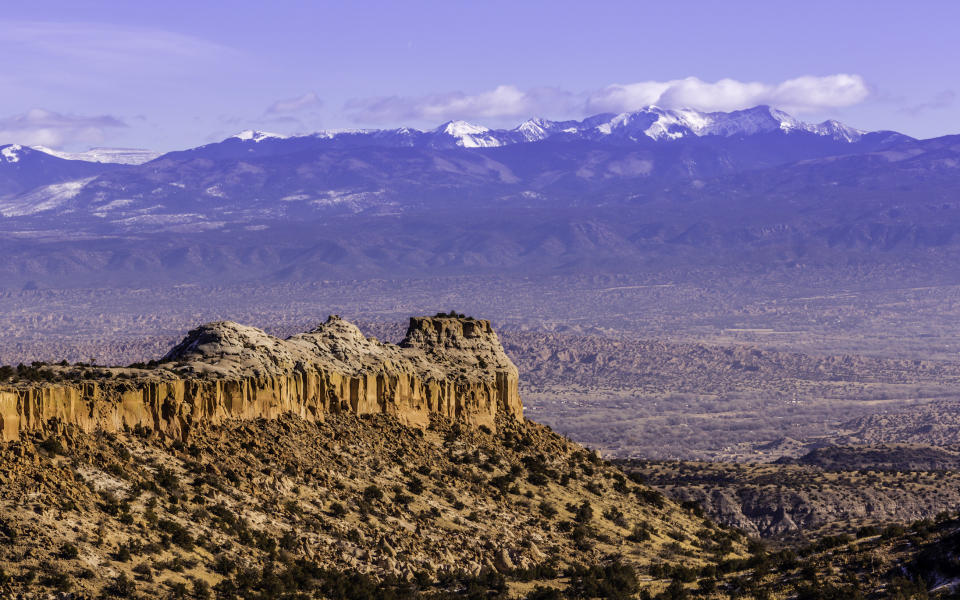 A rocky desert landscape