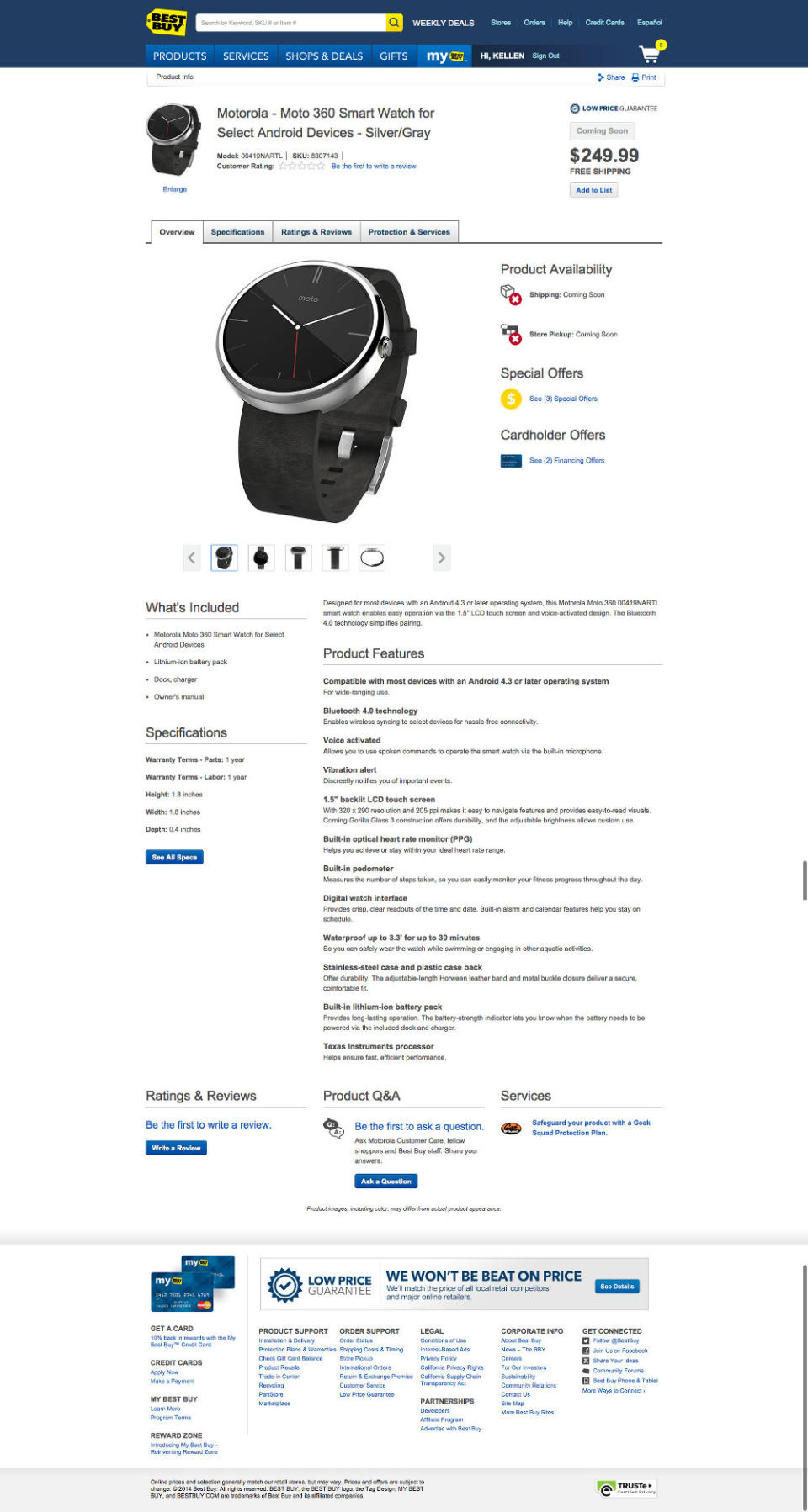 Best Buy reveals everything there is to know about the gorgeous Moto 360