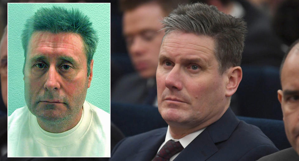 John Worboys (left) and Sir Keir Starmer (PA)