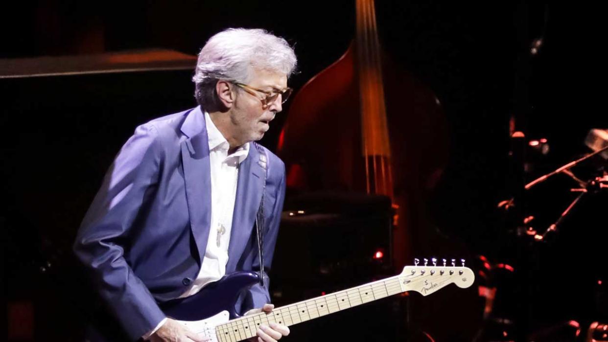  Eric Clapton onstage 