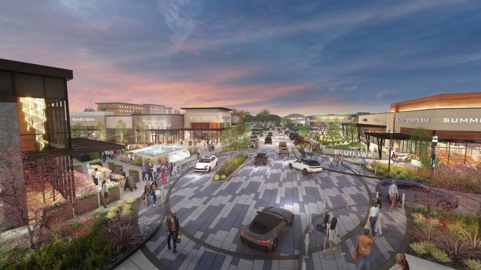 Bluhawk will add 200,00 square feet of restaurant and retail.