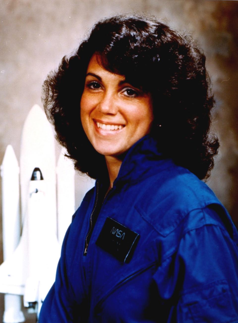 FILE - This 1984 file photo provided by NASA shows astronaut Judith Arlene Resnik. Resnik was a mission specialist on the space shuttle Challenger on Jan. 28, 1986, when the vehicle exploded shortly after liftoff at the Kennedy Space Center. All seven members of the crew onboard perished. (AP Photo/NASA, File)