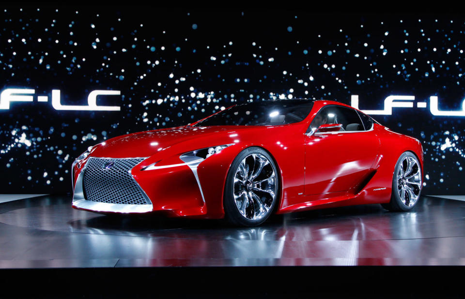 Designed by the Calty Design Research facility in California, the LF-LC concept features an Advanced Lexus Hybrid drive, touted to deliver both performance and fuel efficiency. The 2 2 takes visual cues from both the Lexus LFA and the newly redesigned GS, and possibly offers a glimpse into a next-generation SC.