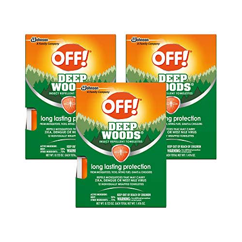 OFF! Deep Woods Towelettes (Amazon / Amazon)