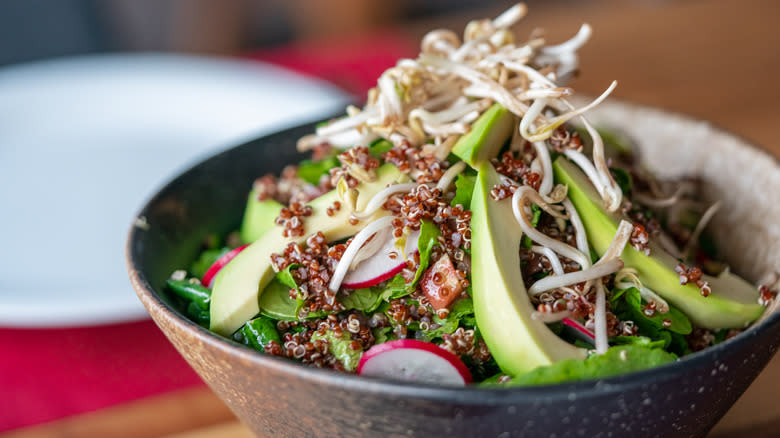 salad with quinoa