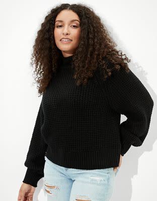 AE Dreamspun Mock Neck Sweater