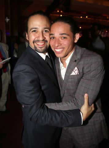 <p>Bruce Glikas/FilmMagic</p> Anthony Ramos and Lin-Manuel Miranda after the opening night of 'Hamilton' on Broadway in 2015
