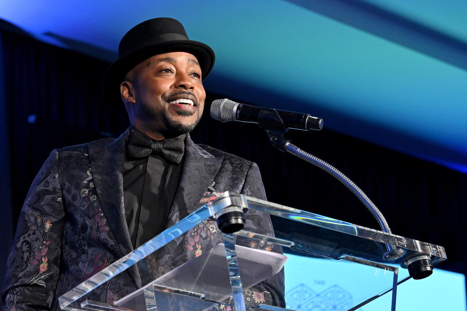 Will Packer speaking at podium