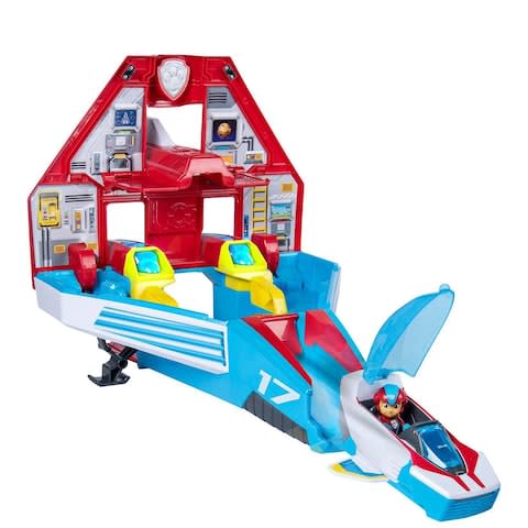 PAW Patrol Mighty Pup Super PAWS MightY Jet Command Centre (Spin Masters Toys)  - Credit: Very