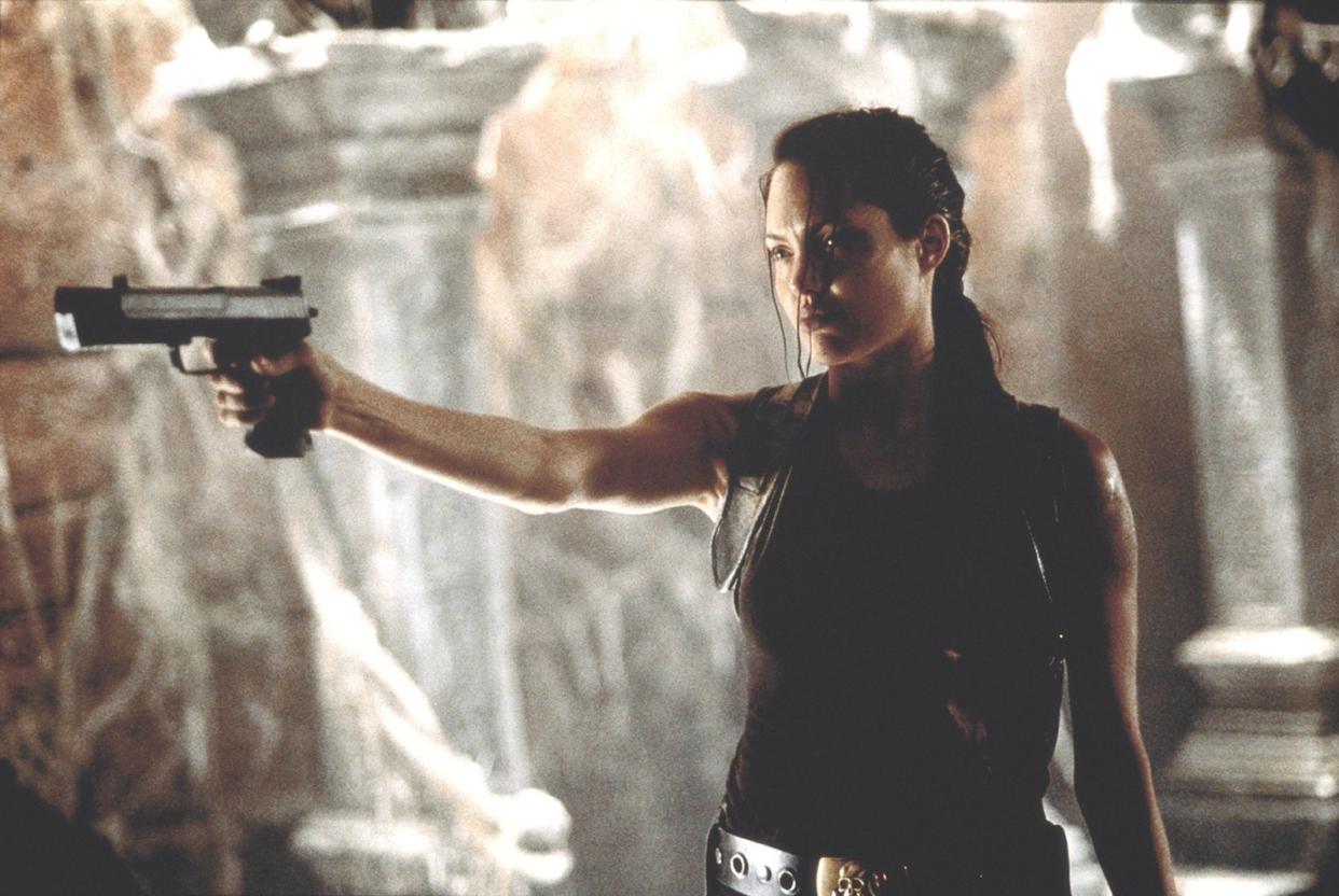 Kehrt Lara Croft bald zurück? Angelina Jolie (Bild) machte die Videospiel-Kultfigur Lara Croft (und sich) in "Tomb Raider" (2001) weltweit berühmt. (Bild: Concorde)