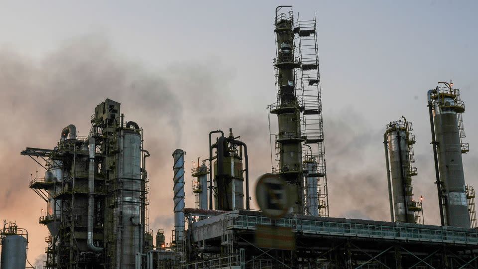 Units of El Palito refinery near Puerto Cabello, Venezuela, Monday, Jan. 29, 2024. - Matias Delacroix/AP