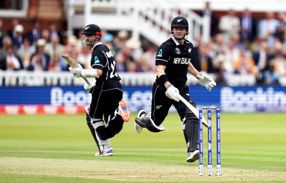 New Zealand's Henry Nicholls during the ICC World Cup Final at Lord's, London.