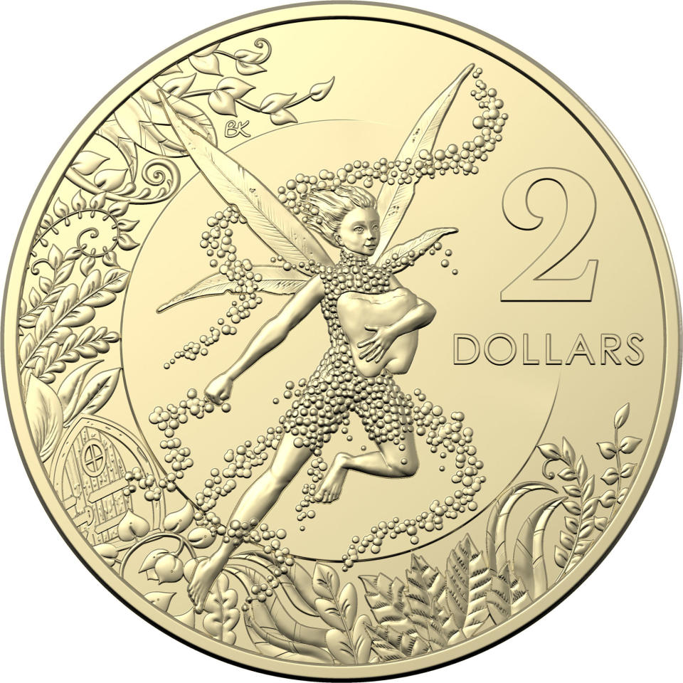 The Royal Australian Mint Tooth Fairy coin.