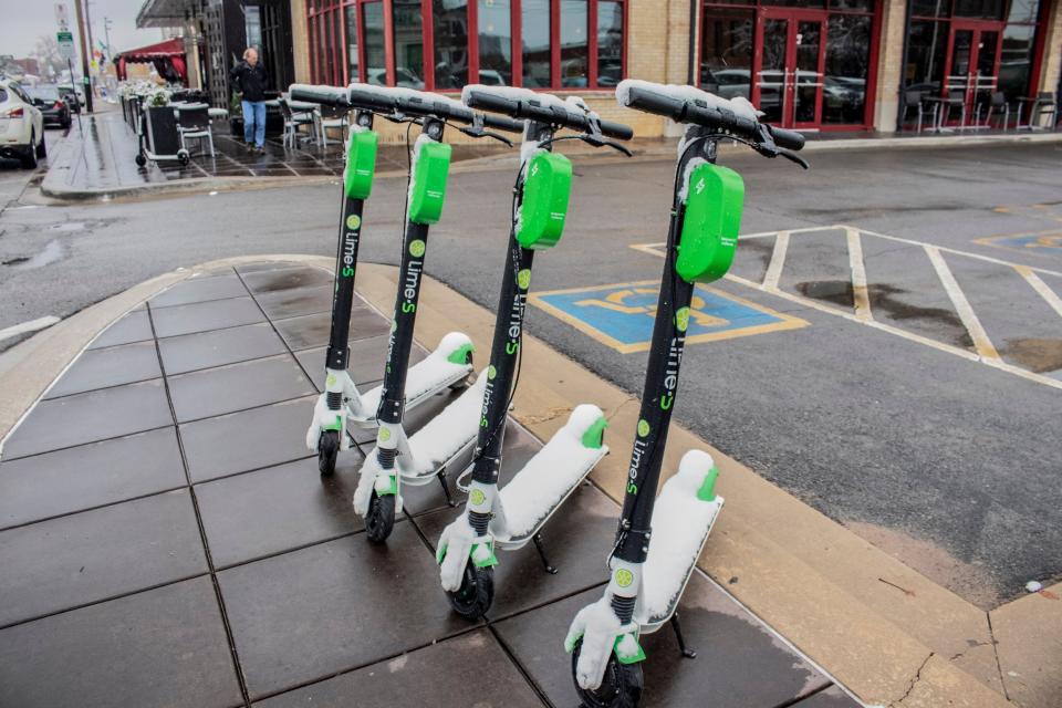 Lime electric scooters (Getty Images)