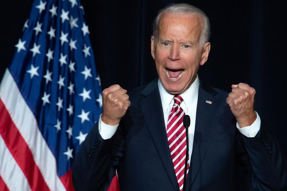 Joe Biden formally announced his intention to run (AFP/Getty Images)