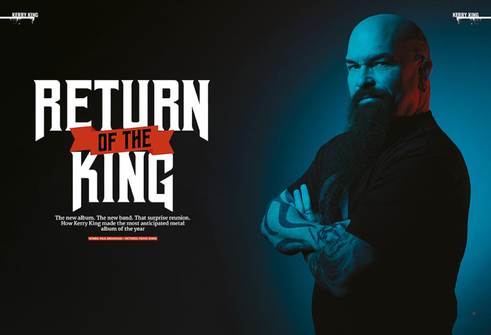 Kerry King on the cover of Metal Hammer