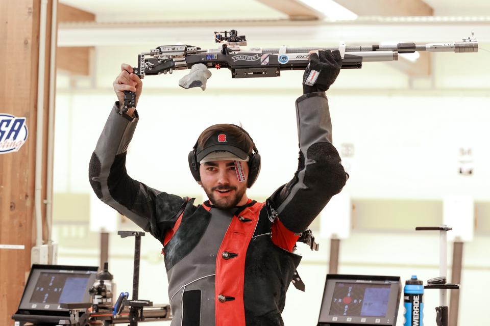 Ben Salas, 20, earned the Junior gold medal in the Air Rifle National Championship last month, cementing his name among the best shooters in the country.