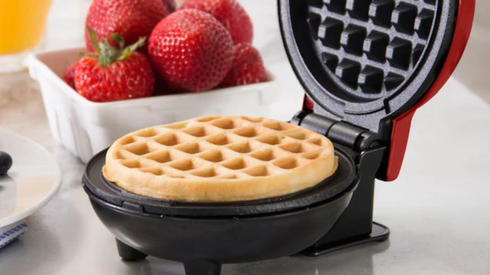 This Dash waffle maker is completely adorable—and it's on sale.