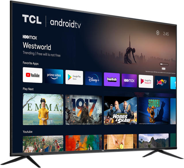 This high-definition 70 TCL smart TV is just $600
