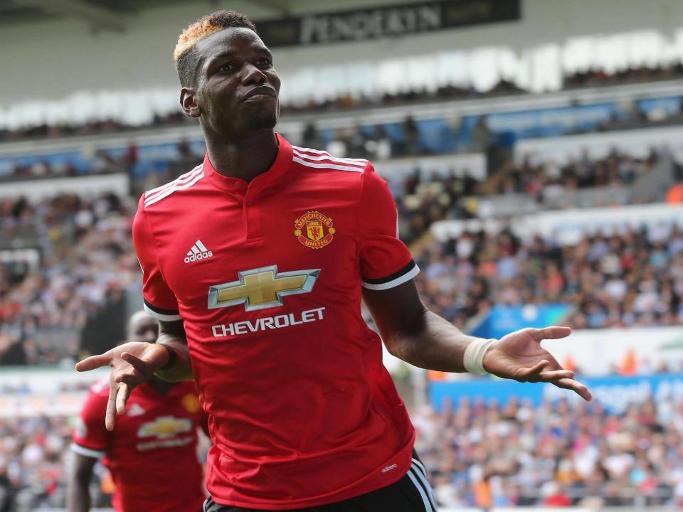 Paul Pogba makes his comeback against Newcastle: Getty